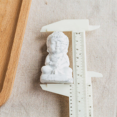 Howlite Buddha