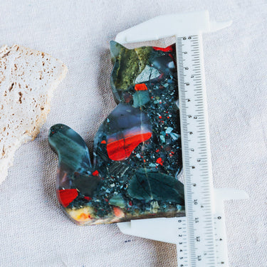 Africa Blood Stone Cat Slice