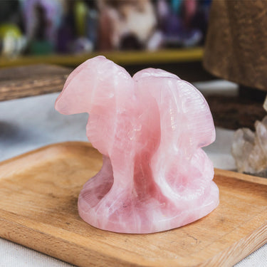 Rose Quartz Gargoyle