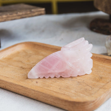 Rose Quartz Bird Head