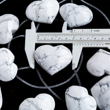 Howlite Heart