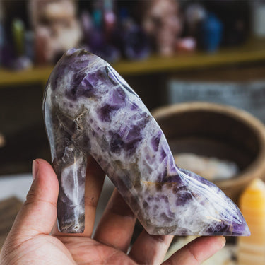 Dream Amethyst High-Heeled Shoes