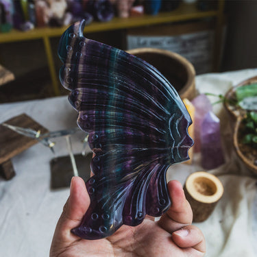 Rainbow Fluorite Wings