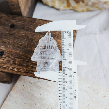 Clear Quartz Christmas Tree