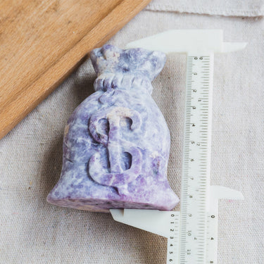 Purple Mica Money Bag