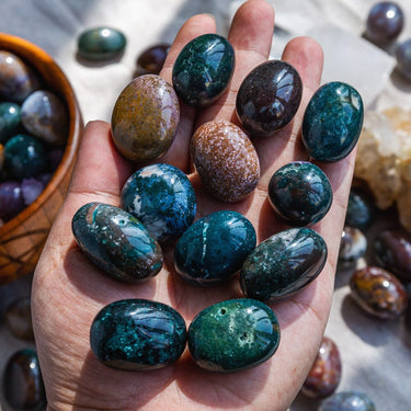 Ocean Jasper Tumbled Stone