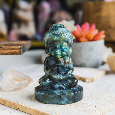 Labradorite Baby Buddha