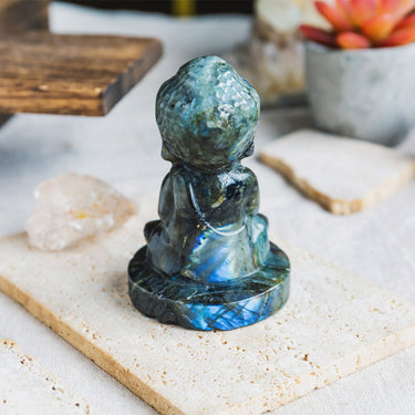 Labradorite Baby Buddha