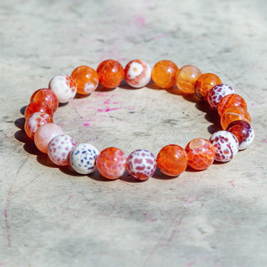 Snake Skin Agate Bracelet