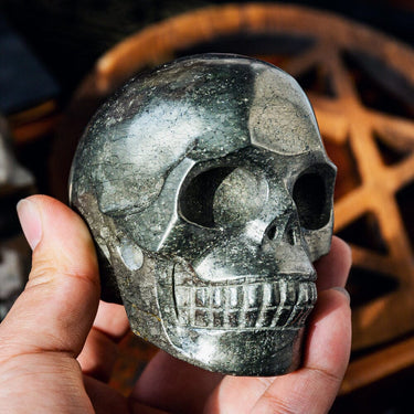 Pyrite Skull