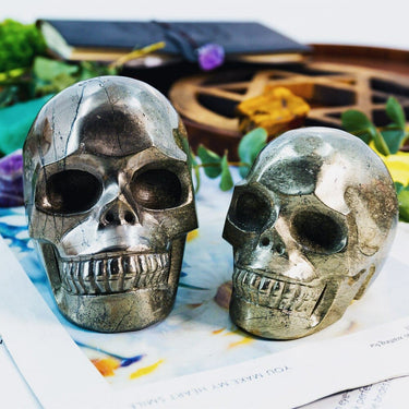 Pyrite Skull