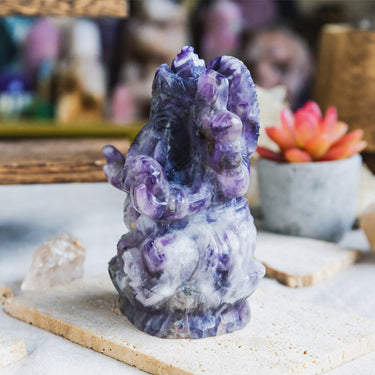 Dream Amethyst Ganesha