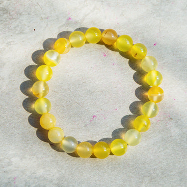 Dryed Agate Bracelet