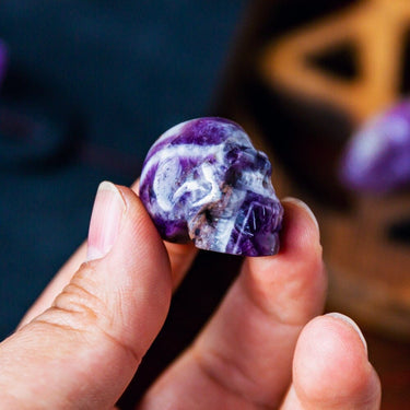 1" Dream Amethyst Skull