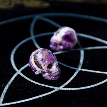 1" Dream Amethyst Skull