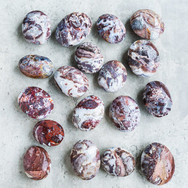 Mexican agate Palm stone