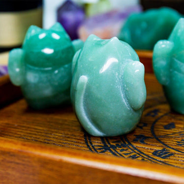 Aventurine fortune cat