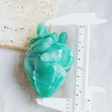 Green Aventurine Human Heart