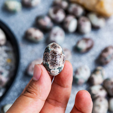 Russia Flower Agate Tumbled Stone