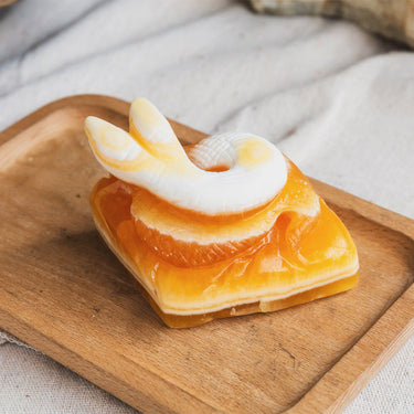 Orange Calcite Snake