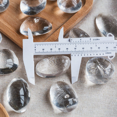 Clear Quartz Palm Stone