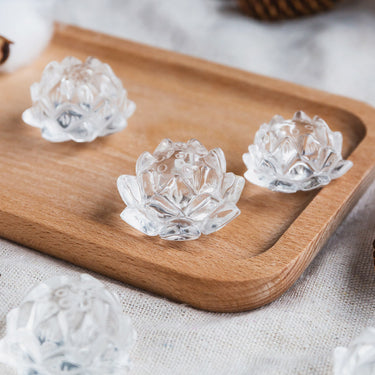 Clear Quartz Lotus Flower