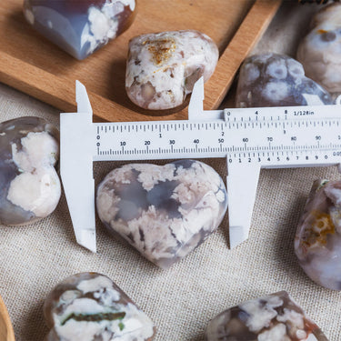 Flower Agate Heart