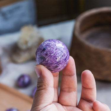 Charoite Sphere