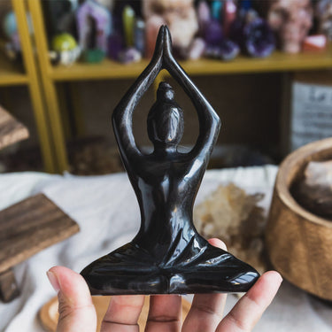 Black Obsidian Yoga Goddess