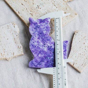 Lepidolite Cat Slice