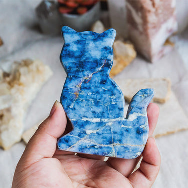 Blue Opal Cat Slice