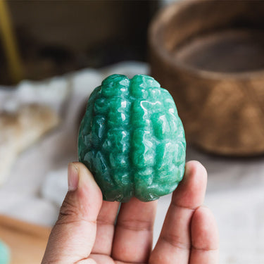 Green Aventurine Human Brain