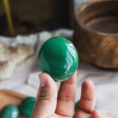 Green Aventurine Palm Stone