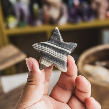 Zebra Calcite Star