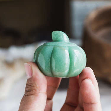 Green Aventurine Pumpkin