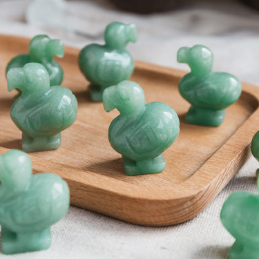 1.5" Green Aventurine Dodo Bird