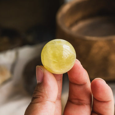 1" Citrine  Ball