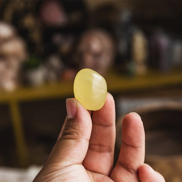 Lemon Calcite Tumbled Stone