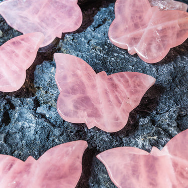 Rose Quartz Butterfly