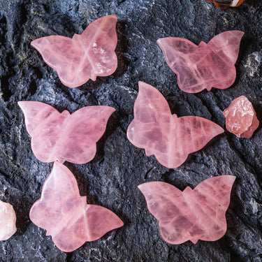 Rose Quartz Butterfly