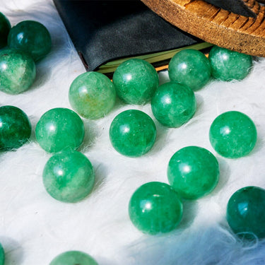 Green Strawberry Quartz Ball