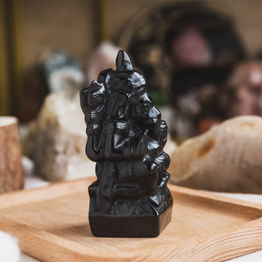 Black Obsidian Ganesha