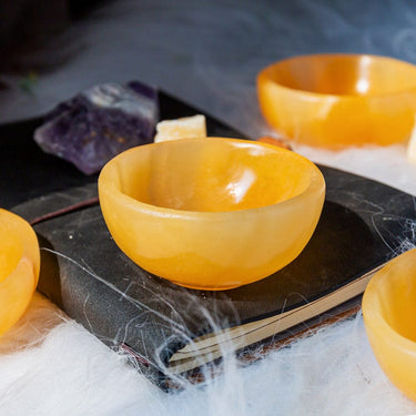 Orange Calcite Small Cup