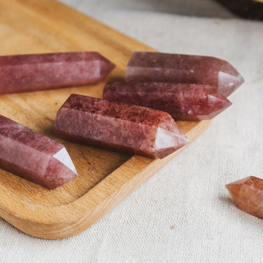 Strawberry Quartz Point