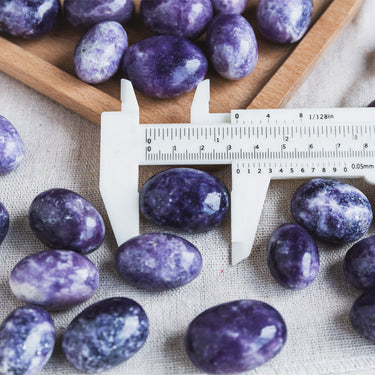 Purple Mica Tumbled Stone