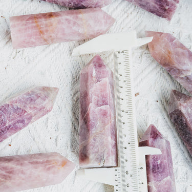 Lavender Rose Quartz Point