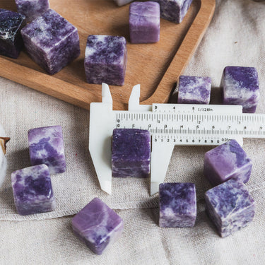 Lepidolite Cube