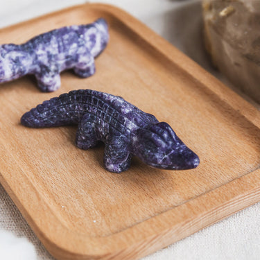 Purple Mica Crocodile