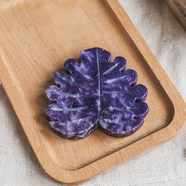 Purple Mica Leaf