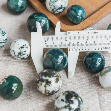 Moss Agate Ball